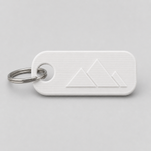 3D Printed Μπρελόκ με Minimal Σχέδιο