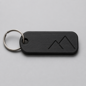 Alternative view of 3D Printed Μπρελόκ με Minimal Σχέδιο